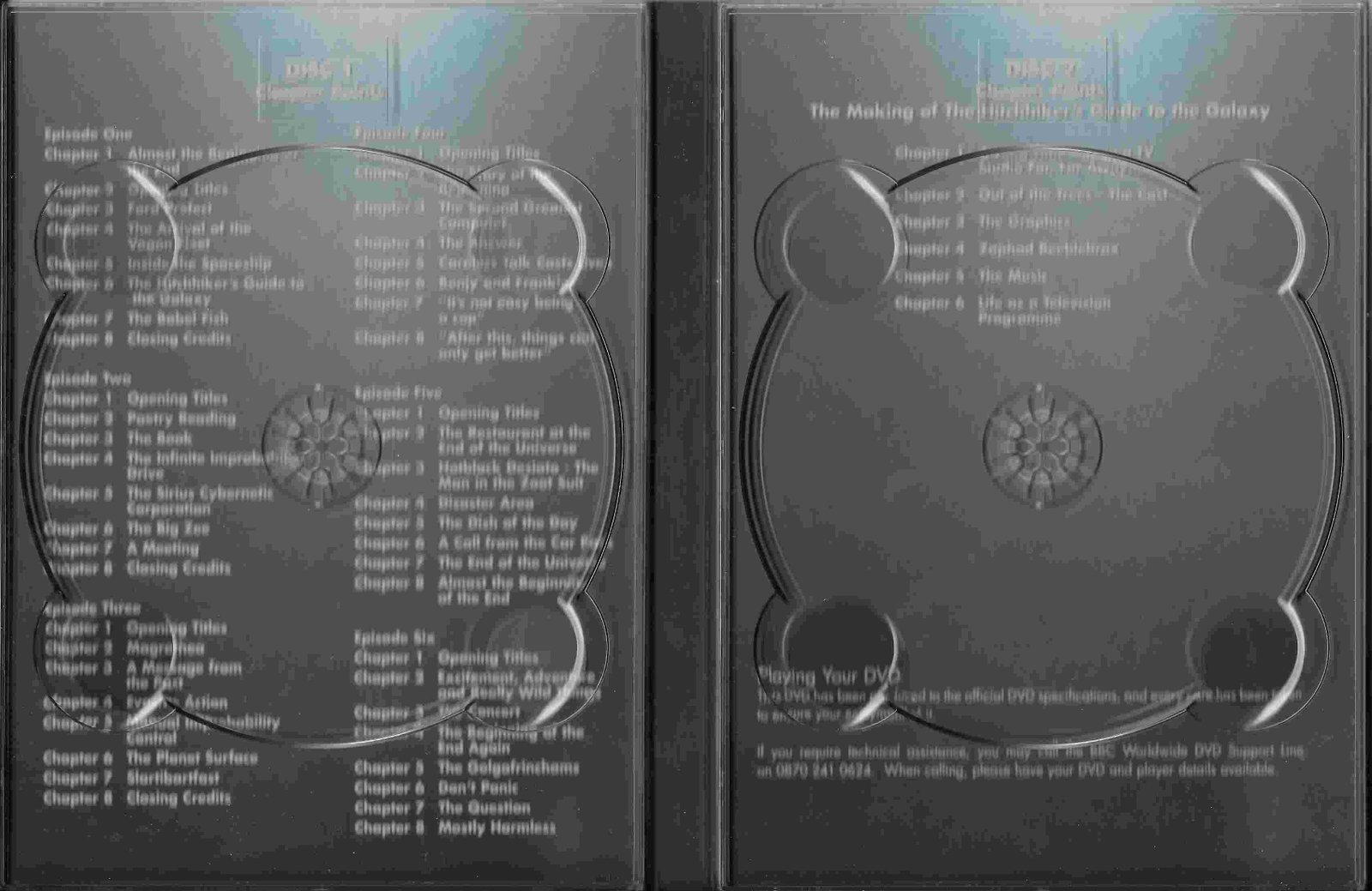 Middle of cover of BBCDVD 1092